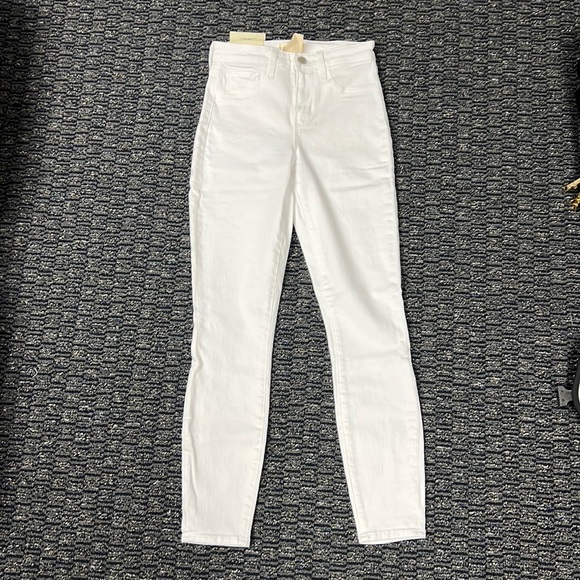 L’Agence white Margot high waist stretch skinny ankle jeans - Picture 3 of 5